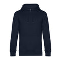 Navy - Front - B&C Mens King Hoodie