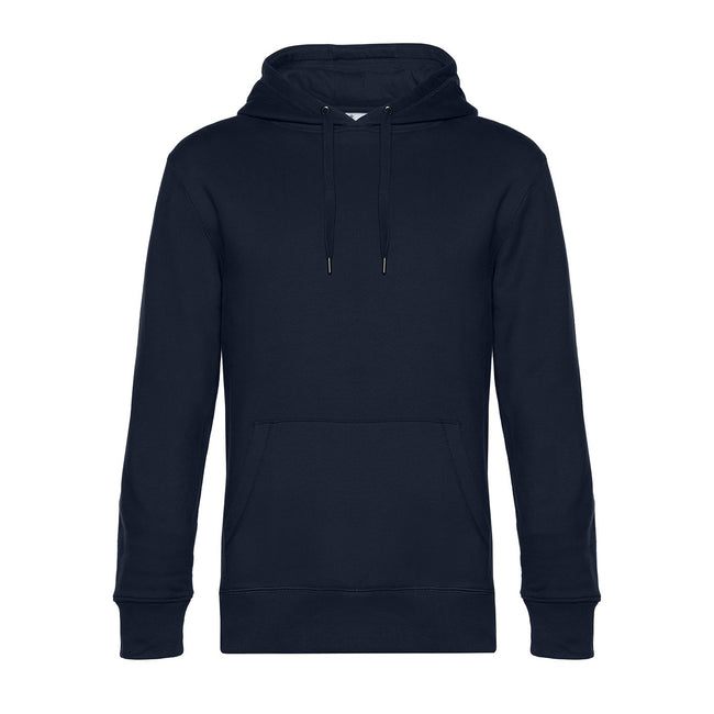 Navy - Front - B&C Mens King Hoodie