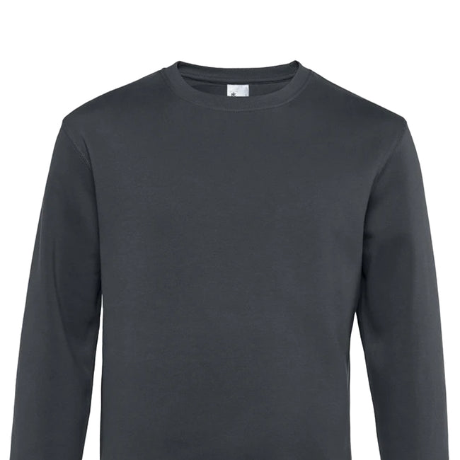Asphalt - Back - B&C Mens King Sweatshirt