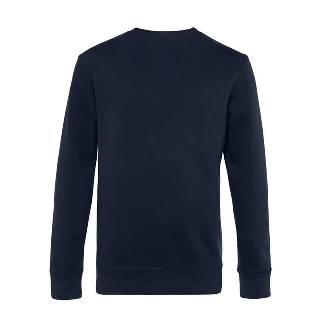 Navy - Back - B&C Mens King Sweatshirt