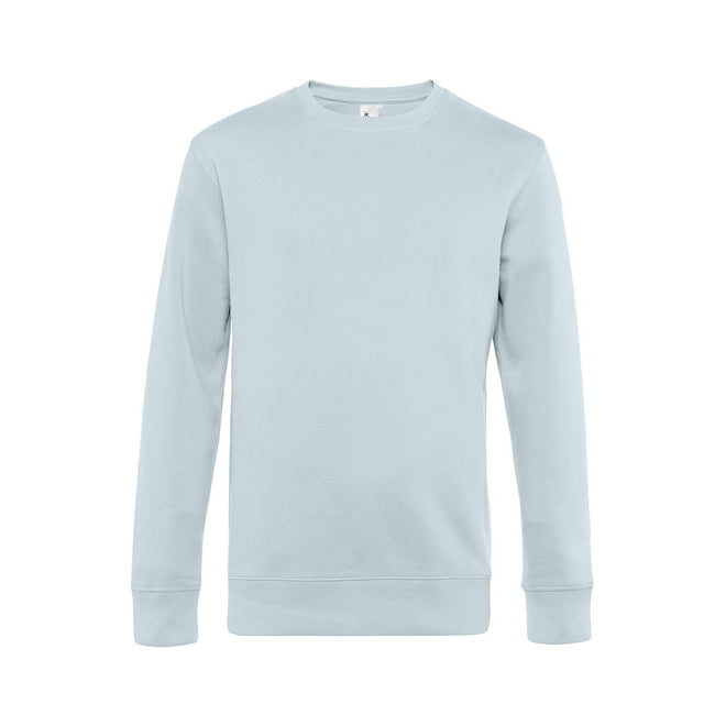 Sky Blue - Front - B&C Mens King Sweatshirt