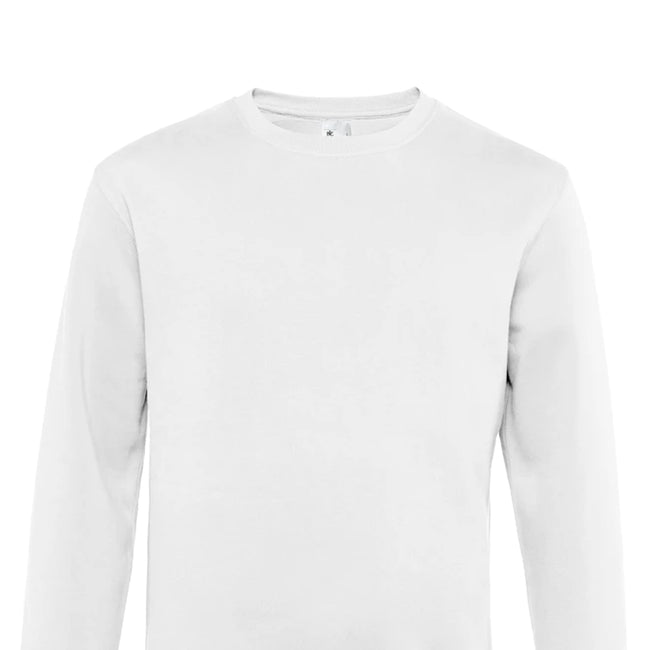 White - Back - B&C Mens King Sweatshirt