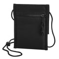 Black - Back - Bagbase Unisex Adult Recycled Crossbody Bag