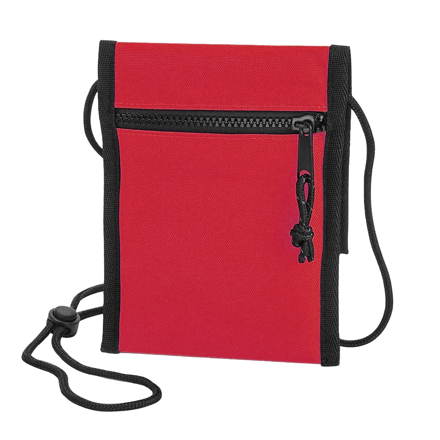Classic Red - Back - Bagbase Unisex Adult Recycled Crossbody Bag