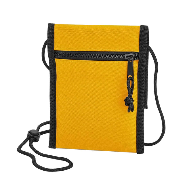 Mustard Yellow - Back - Bagbase Unisex Adult Recycled Crossbody Bag