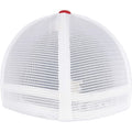 Red-White - Back - Flexfit Unisex Adult Omnimesh Mesh Two Tone Cap