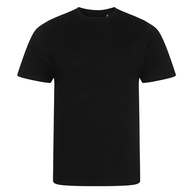 Jet Black - Front - Ecologie Childrens-Kids Cascade T-Shirt