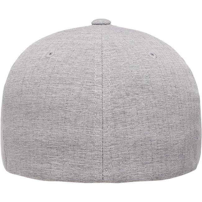 Silver Melange - Back - Flexfit Unisex Adult Heatherlight Cap