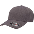 Dark Grey Melange - Front - Flexfit Unisex Adult Heatherlight Cap