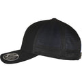 Black - Side - Flexfit Unisex Adult 110 Mesh Trucker Cap