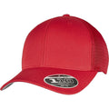 Red - Front - Flexfit Unisex Adult 110 Mesh Trucker Cap