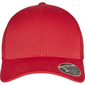 Red - Lifestyle - Flexfit Unisex Adult 110 Mesh Trucker Cap