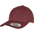 Maroon - Front - Yupoong Unisex Adult Flexfit 5 Panel Snapback Cap