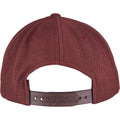 Maroon - Back - Yupoong Unisex Adult Flexfit 5 Panel Snapback Cap