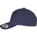 Navy - Side - Yupoong Unisex Adult Flexfit 5 Panel Snapback Cap
