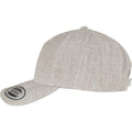 Grey Heather - Side - Yupoong Unisex Adult Flexfit 5 Panel Snapback Cap