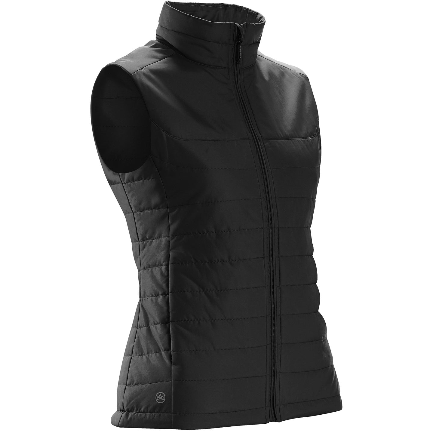 Black - Side - Stormtech Womens-Ladies Nautilus Quilted Gilet