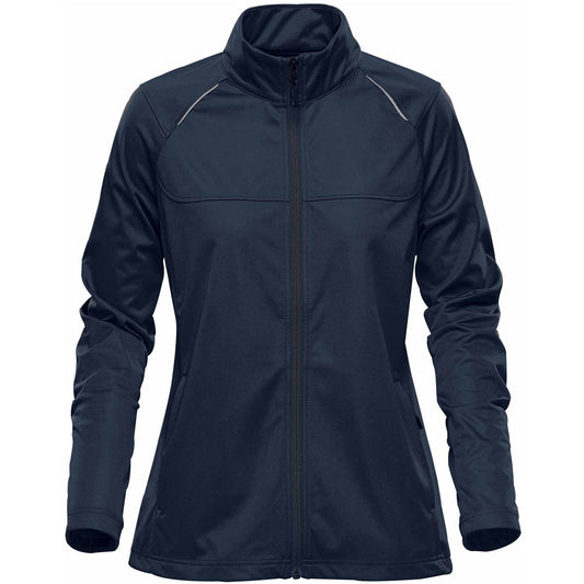 Navy - Front - Stormtech Womens-Ladies Greenwich Lightweight Soft Shell Jacket