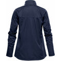 Navy - Back - Stormtech Womens-Ladies Greenwich Lightweight Soft Shell Jacket