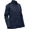 Navy - Side - Stormtech Womens-Ladies Greenwich Lightweight Soft Shell Jacket