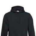 Black - Back - B&C Mens Hooded Hoodie