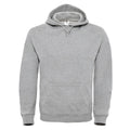 Anthracite - Front - B&C Mens Hooded Hoodie