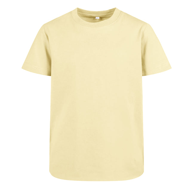 Soft Yellow - Front - Build Your Brand Childrens-Kids Basic 2.0 T-Shirt