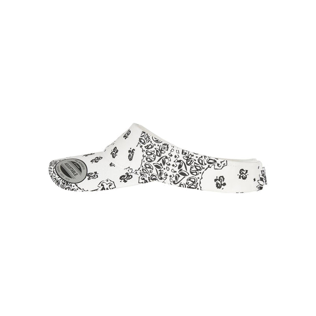White-Black - Back - Flexfit Bandana Visor