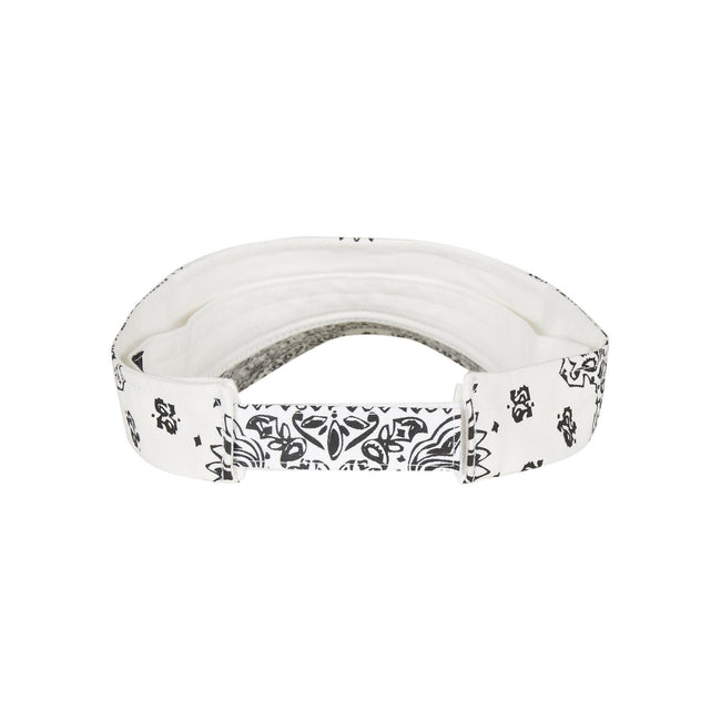 White-Black - Side - Flexfit Bandana Visor