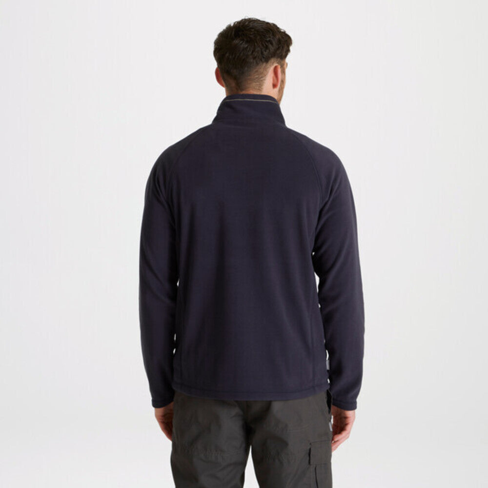 Dark Navy - Close up - Craghoppers Mens Expert Corey 200 Half Zip Fleece Top
