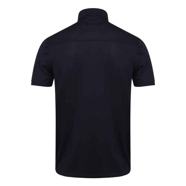 Oxford Navy - Back - Henbury Mens Stretch Polo Shirt