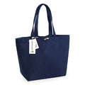 French Navy - Front - Westford Mill EarthAware Organic Cotton Tote Bag