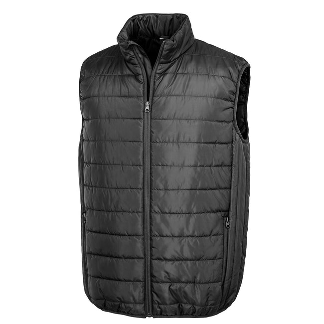 Black - Front - Result Mens Promo Body Warmer