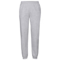 Soft Grey Heather - Front - Fruit Of The Loom Mens Classic 80-20 Jogging Bottoms