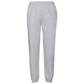 Soft Grey Heather - Front - Fruit Of The Loom Mens Classic 80-20 Jogging Bottoms
