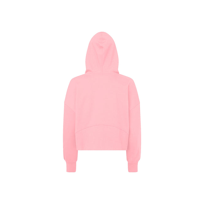 Light Pink - Back - TriDri Womens-Ladies Half Zip Hoodie