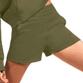 Olive - Side - TriDri Womens-Ladies Shorts