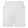 White - Front - TriDri Womens-Ladies Shorts