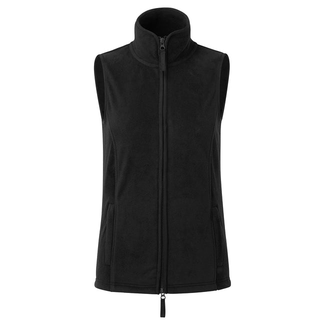 Black - Front - Premier Womens-Ladies Artisan Fleece Gilet