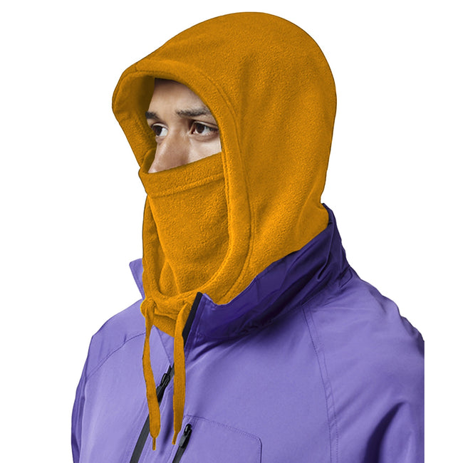 Mustard Yellow - Back - Beechfield Unisex Adult Fleece Recycled Snood