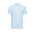 Sky Blue - Front - Awdis Childrens-Kids Academy Polo Shirt