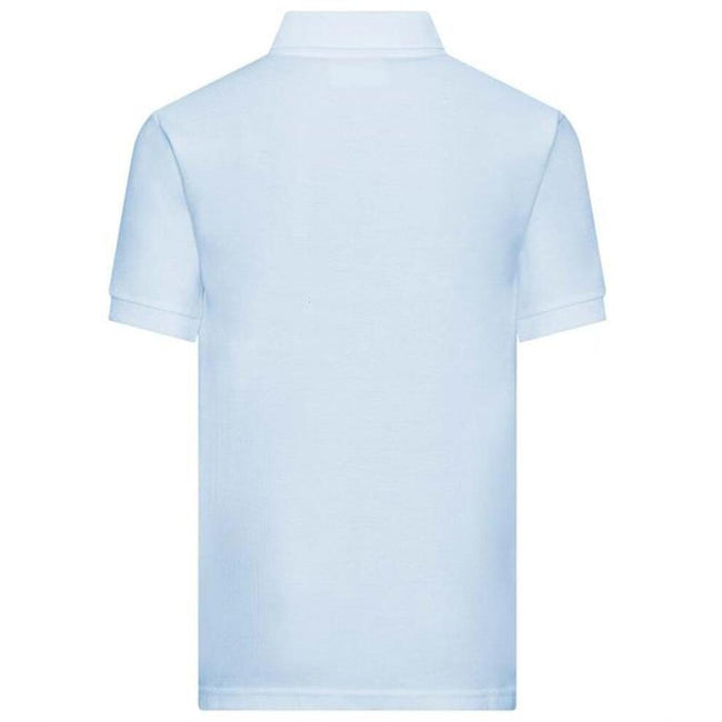 Sky Blue - Back - Awdis Childrens-Kids Academy Polo Shirt
