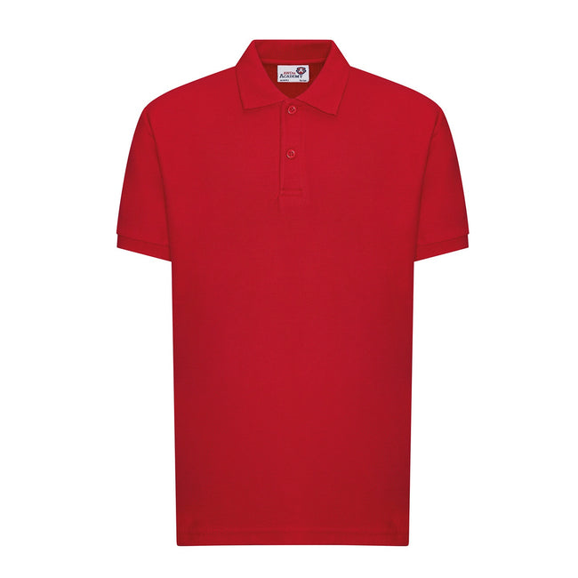 Red - Front - Awdis Childrens-Kids Academy Polo Shirt