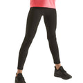 Jet Black - Side - AWDis Cool Childrens-Kids Leggings