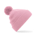 Dusty Pink - Front - Beechfield Childrens-Kids Original Pom Pom Beanie