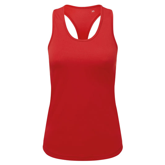 Fire Red - Front - TriDri Womens-Ladies Performance Recycled Vest