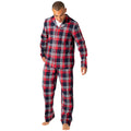 Red-Navy - Lifestyle - SF Mens Tartan Pyjama Set