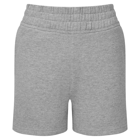 Heather Grey - Front - TriDri Womens-Ladies Heather Sweat Shorts