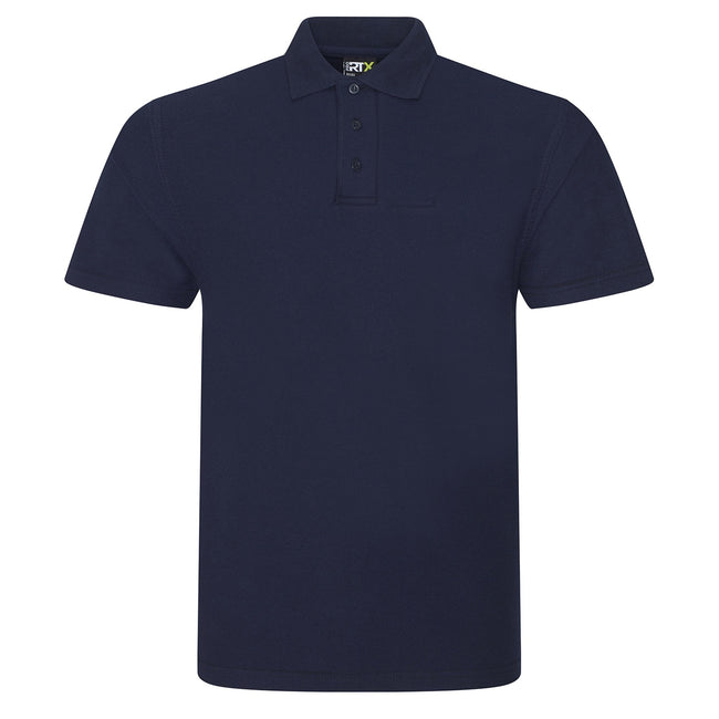 Navy - Front - PRO RTX Mens Pro Polo Shirt