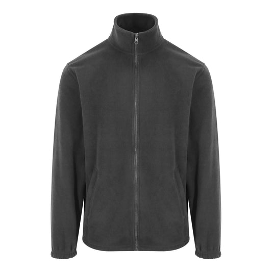 Charcoal - Front - PRO RTX Mens Pro Fleece Jacket